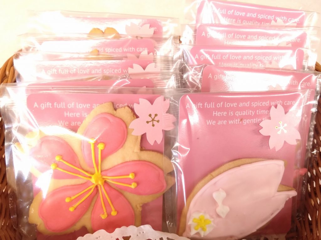 桜＆花びらクッキー