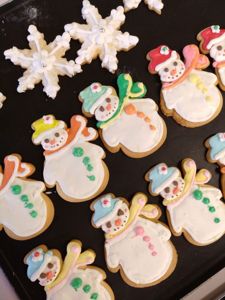 Xmasクッキー(スノーマン)