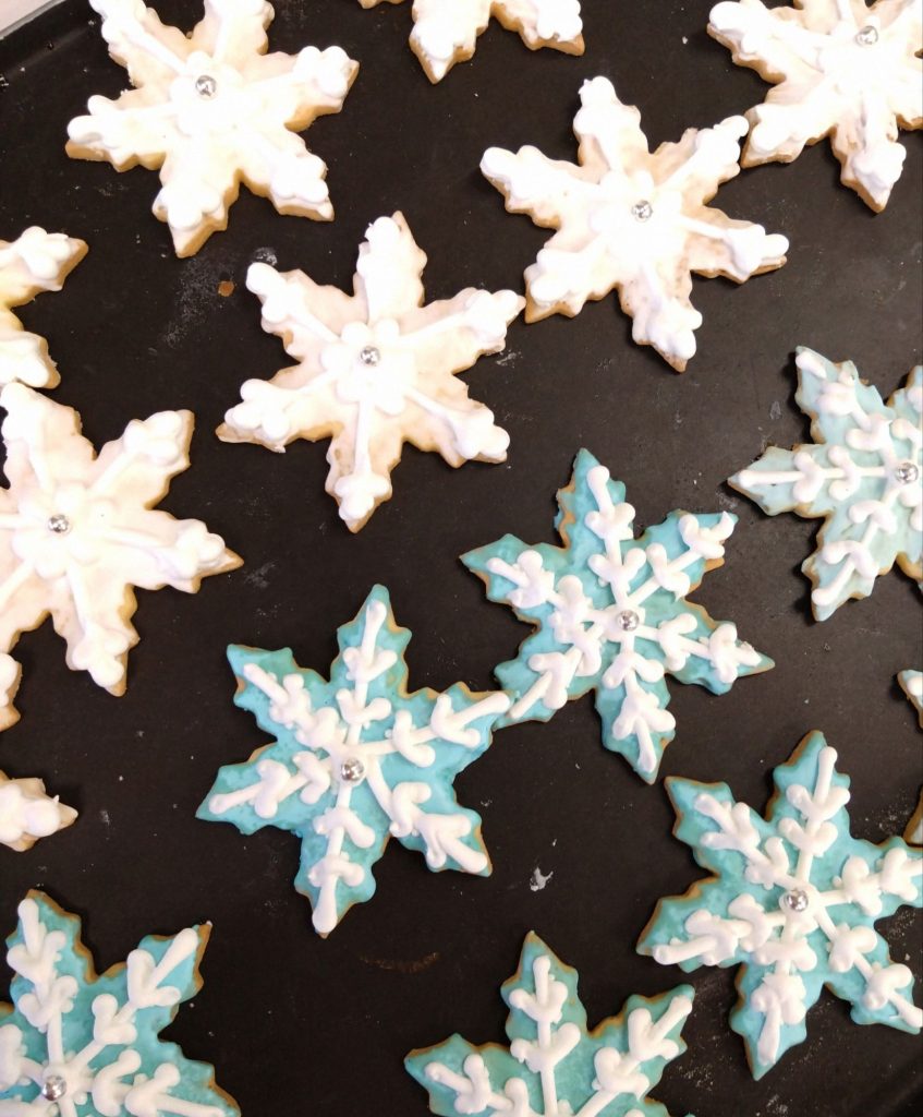 Xmasクッキー(雪の結晶)