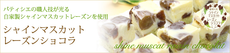シャインマスカットレーズンショコラ